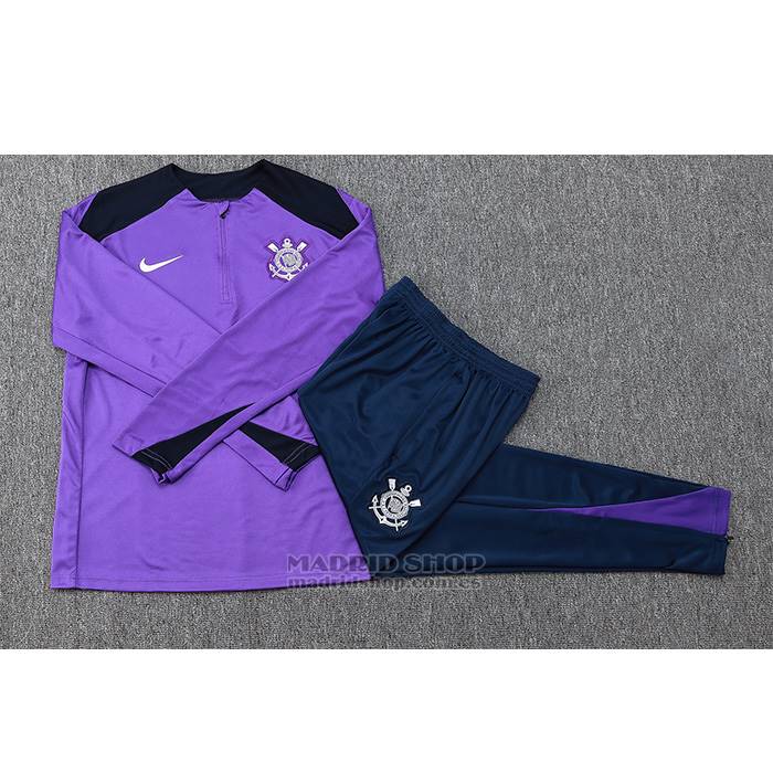 Chandal de Sudadera del Corinthians 2024-2025 Purpura